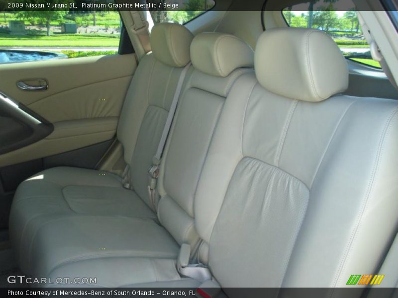 Platinum Graphite Metallic / Beige 2009 Nissan Murano SL