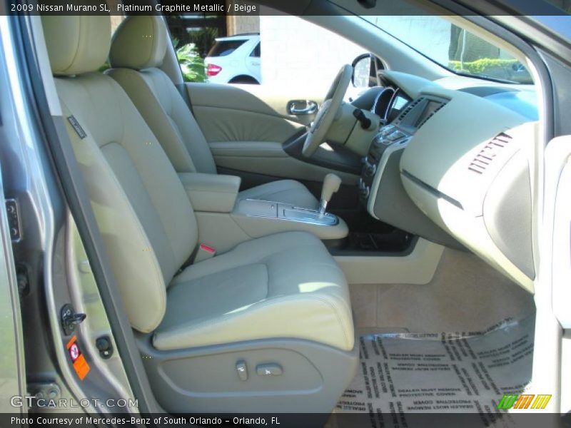 Platinum Graphite Metallic / Beige 2009 Nissan Murano SL