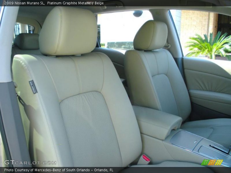 Platinum Graphite Metallic / Beige 2009 Nissan Murano SL
