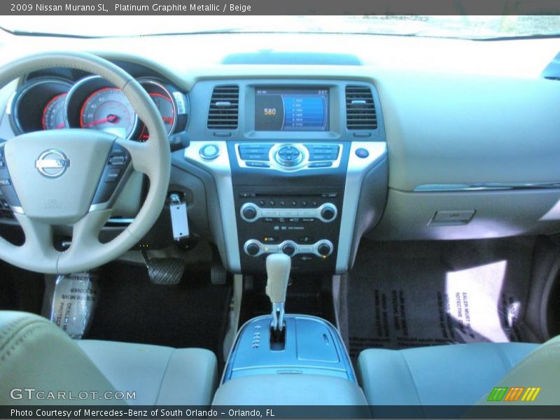 Platinum Graphite Metallic / Beige 2009 Nissan Murano SL