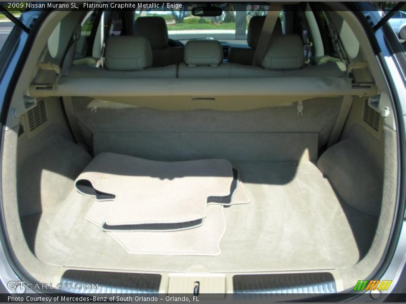 Platinum Graphite Metallic / Beige 2009 Nissan Murano SL