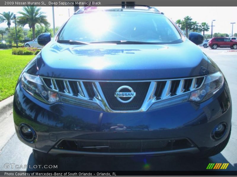 Deep Sapphire Metallic / Black 2009 Nissan Murano SL