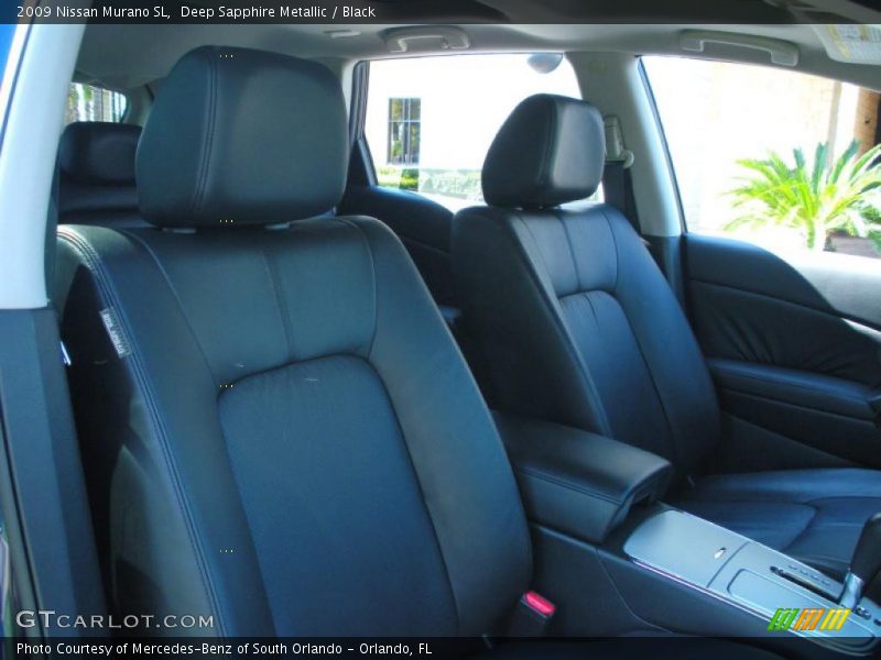 Deep Sapphire Metallic / Black 2009 Nissan Murano SL