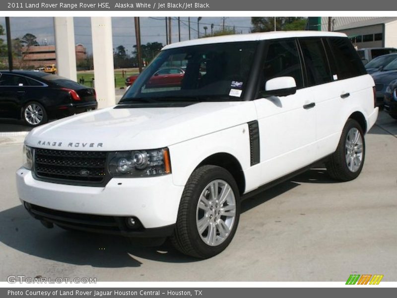 Alaska White / Jet Black/Jet Black 2011 Land Rover Range Rover HSE