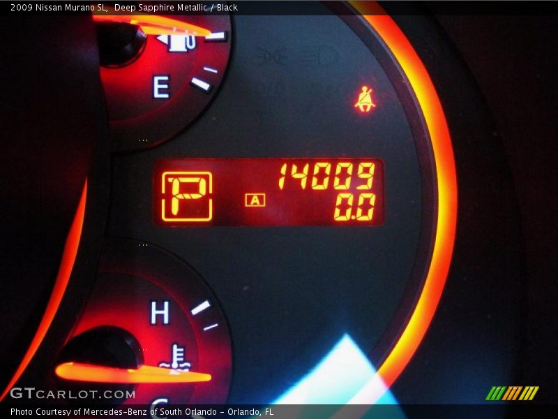 Deep Sapphire Metallic / Black 2009 Nissan Murano SL