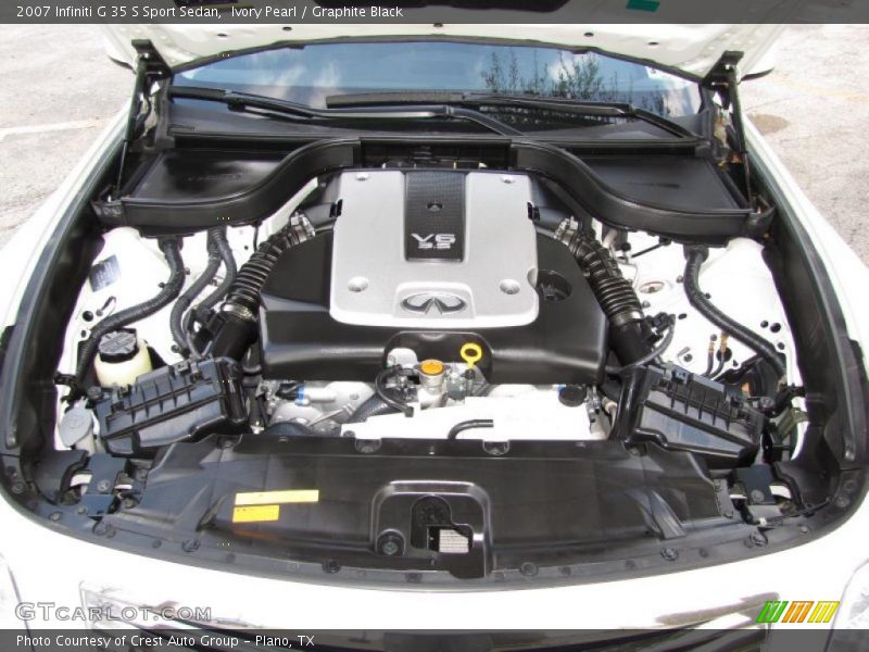  2007 G 35 S Sport Sedan Engine - 3.5 Liter DOHC 24-Valve VVT V6