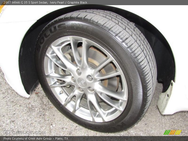  2007 G 35 S Sport Sedan Wheel