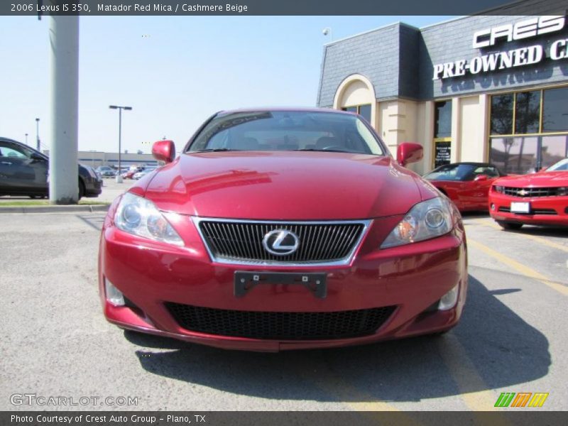 Matador Red Mica / Cashmere Beige 2006 Lexus IS 350