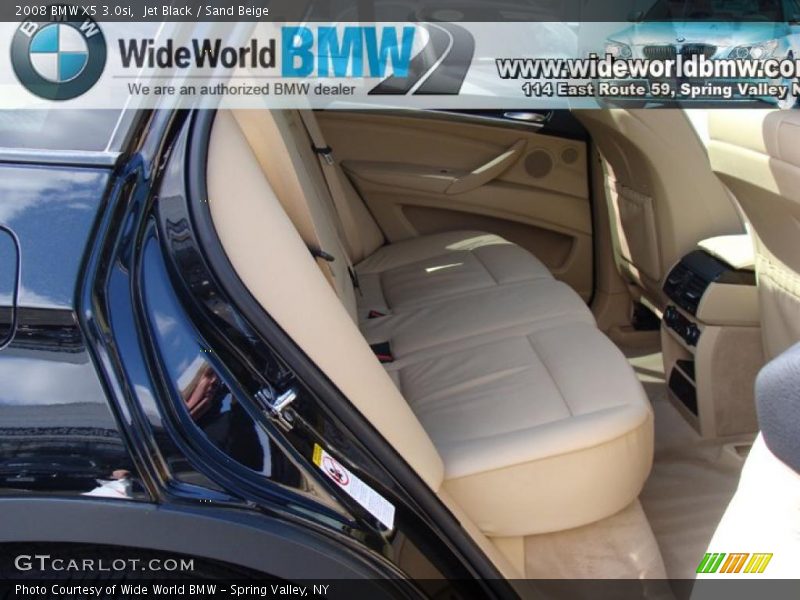 Jet Black / Sand Beige 2008 BMW X5 3.0si