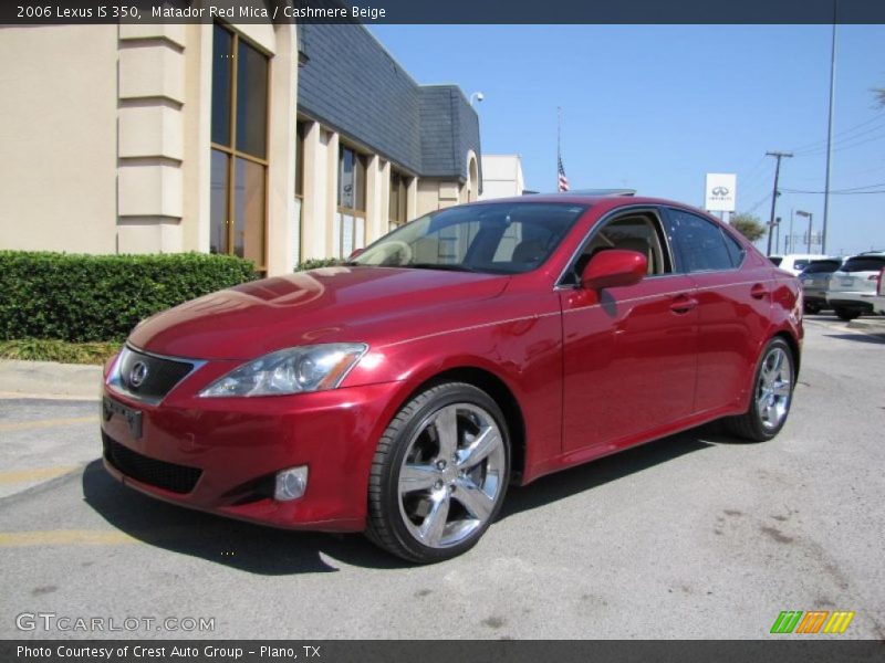 Matador Red Mica / Cashmere Beige 2006 Lexus IS 350