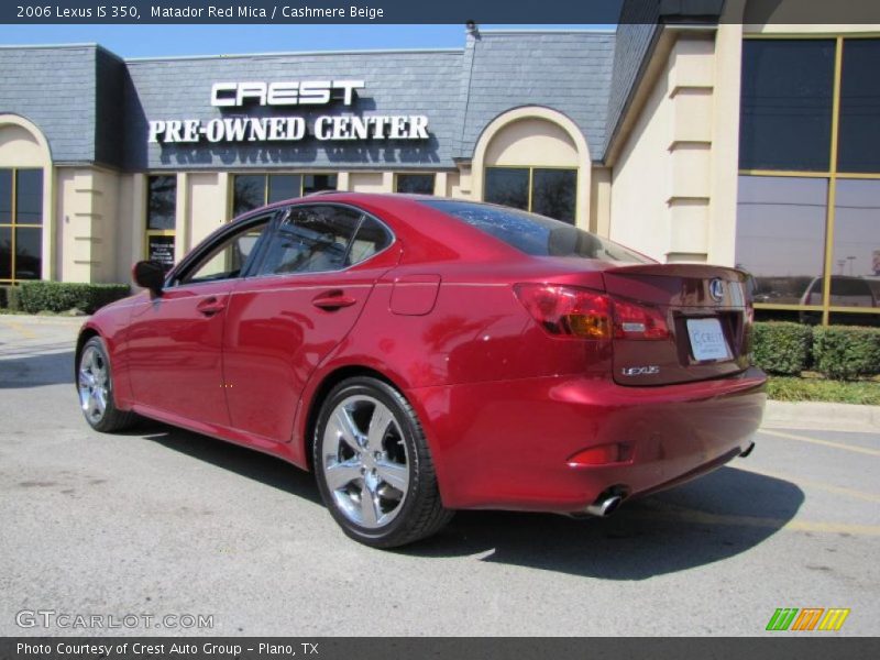 Matador Red Mica / Cashmere Beige 2006 Lexus IS 350