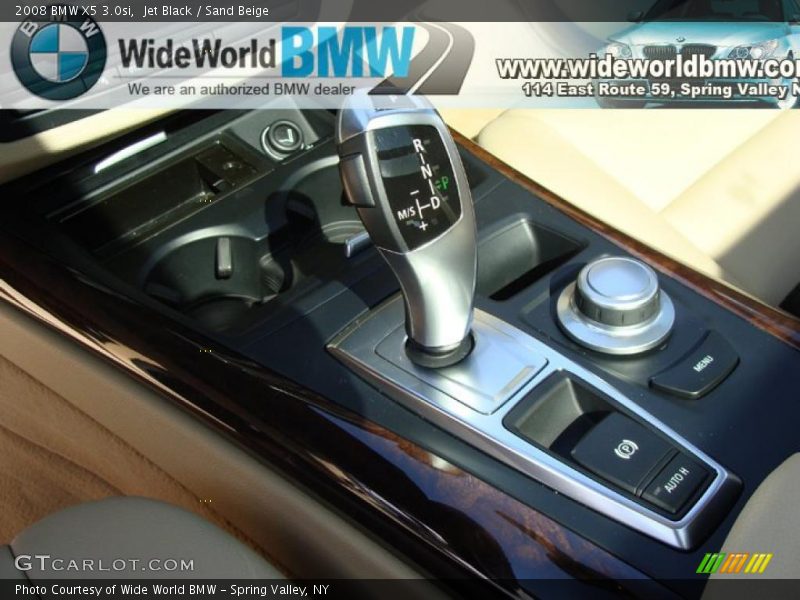 Jet Black / Sand Beige 2008 BMW X5 3.0si