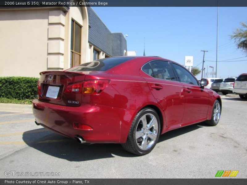 Matador Red Mica / Cashmere Beige 2006 Lexus IS 350