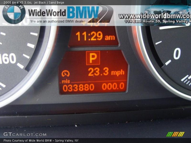 Jet Black / Sand Beige 2008 BMW X5 3.0si