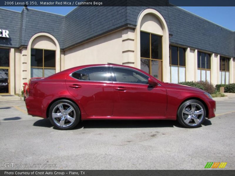 Matador Red Mica / Cashmere Beige 2006 Lexus IS 350