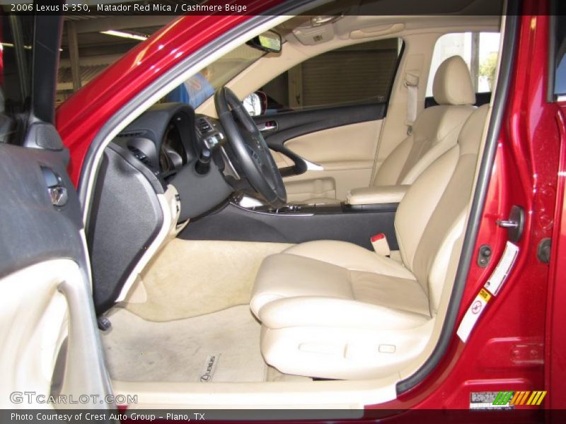 Matador Red Mica / Cashmere Beige 2006 Lexus IS 350