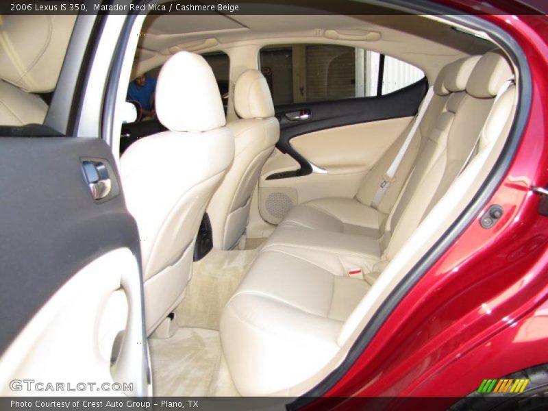 Matador Red Mica / Cashmere Beige 2006 Lexus IS 350