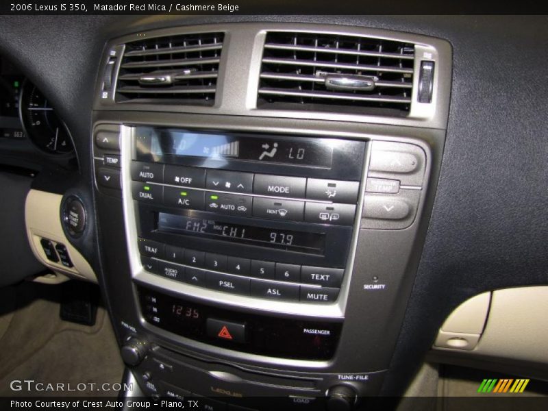 Matador Red Mica / Cashmere Beige 2006 Lexus IS 350