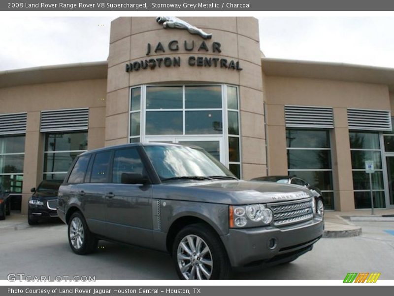 Stornoway Grey Metallic / Charcoal 2008 Land Rover Range Rover V8 Supercharged
