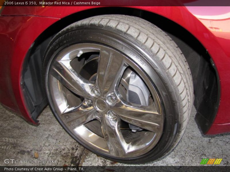 Matador Red Mica / Cashmere Beige 2006 Lexus IS 350