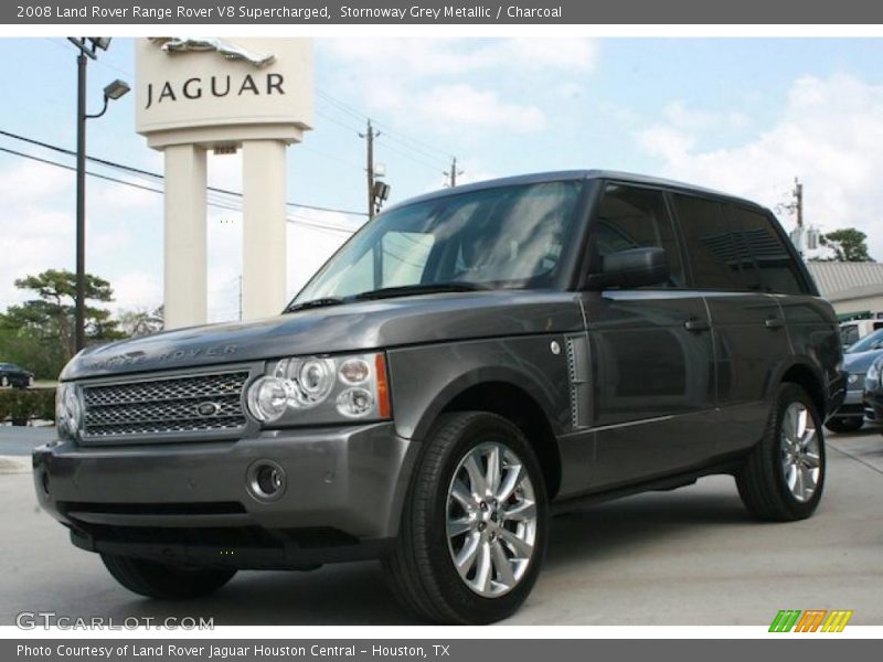 Stornoway Grey Metallic / Charcoal 2008 Land Rover Range Rover V8 Supercharged