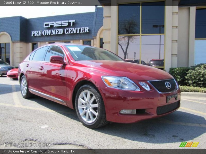 Matador Red Mica / Cashmere 2006 Lexus GS 300