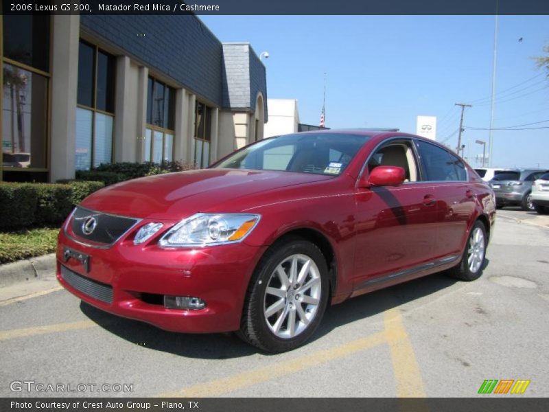 Matador Red Mica / Cashmere 2006 Lexus GS 300