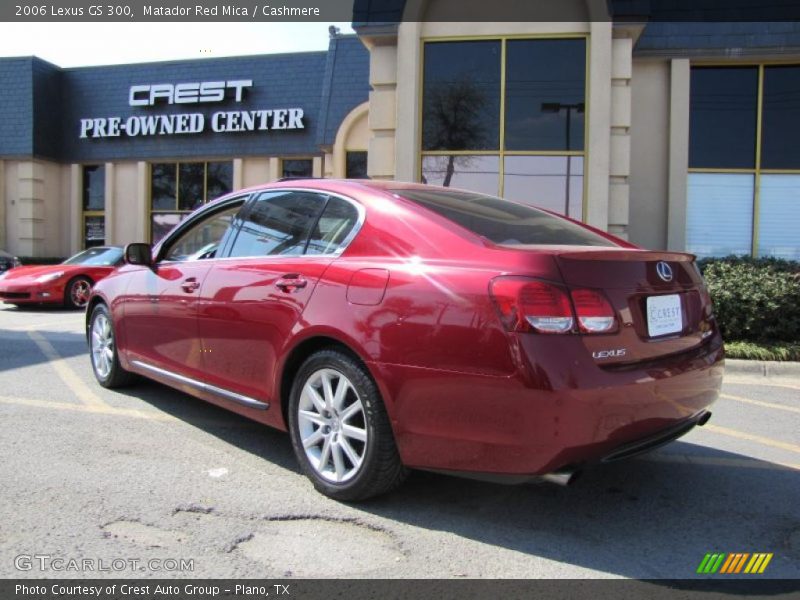 Matador Red Mica / Cashmere 2006 Lexus GS 300