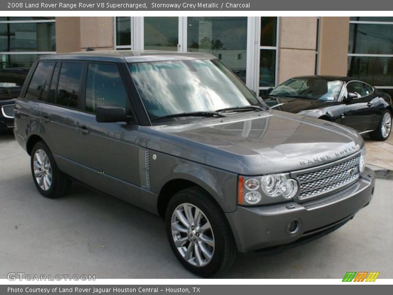 Stornoway Grey Metallic / Charcoal 2008 Land Rover Range Rover V8 Supercharged