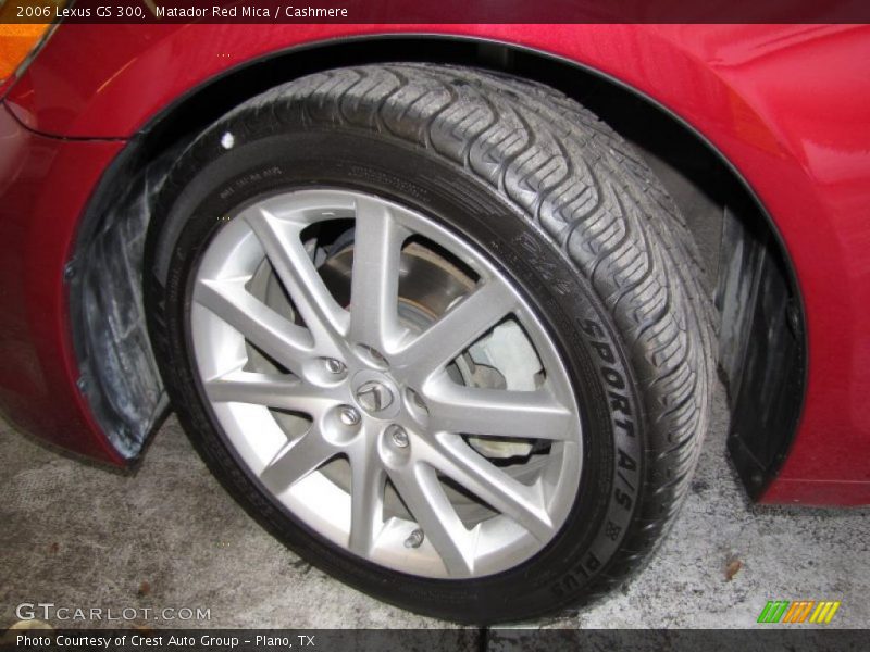 Matador Red Mica / Cashmere 2006 Lexus GS 300