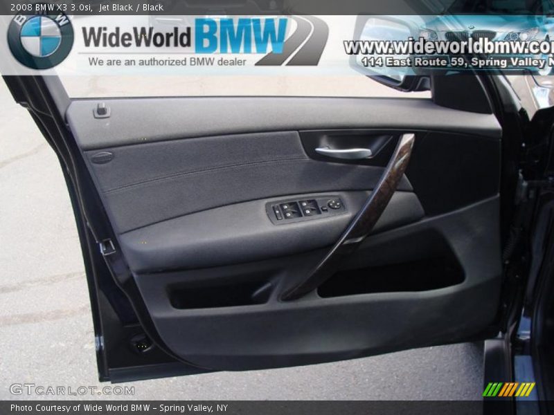Jet Black / Black 2008 BMW X3 3.0si