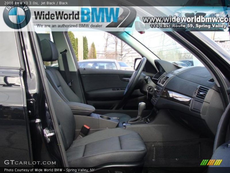 Jet Black / Black 2008 BMW X3 3.0si