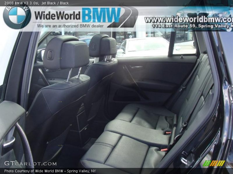 Jet Black / Black 2008 BMW X3 3.0si