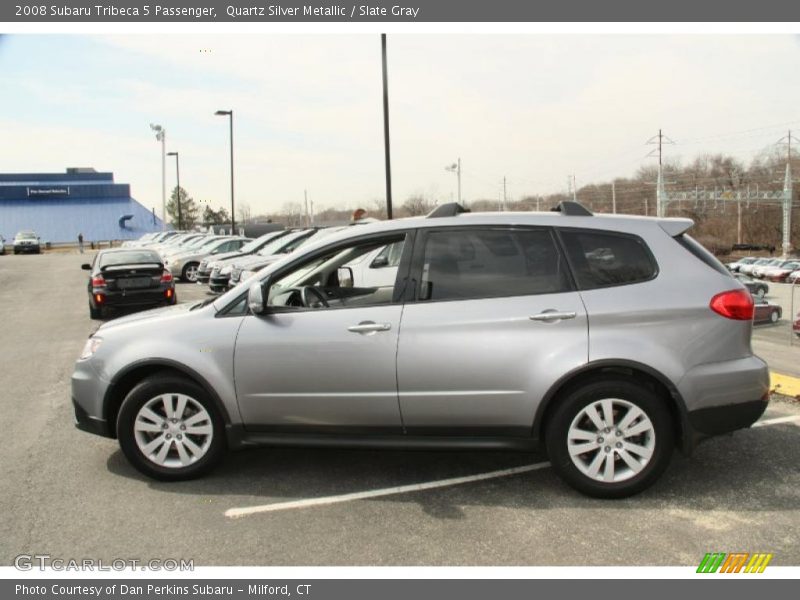 Quartz Silver Metallic / Slate Gray 2008 Subaru Tribeca 5 Passenger