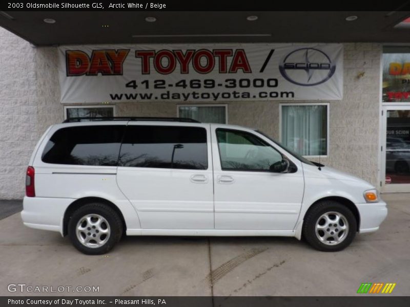 Arctic White / Beige 2003 Oldsmobile Silhouette GLS