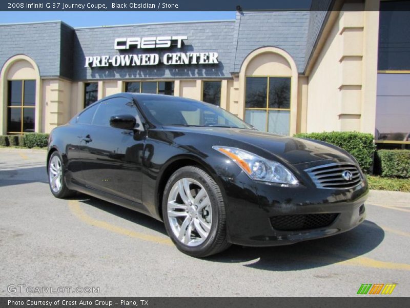 Black Obsidian / Stone 2008 Infiniti G 37 Journey Coupe