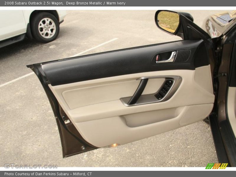 Deep Bronze Metallic / Warm Ivory 2008 Subaru Outback 2.5i Wagon