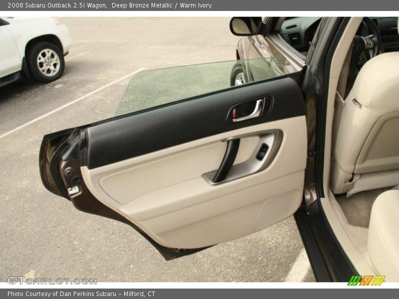 Deep Bronze Metallic / Warm Ivory 2008 Subaru Outback 2.5i Wagon