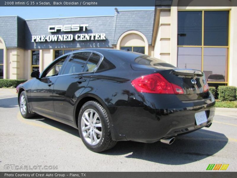 Black Obsidian / Graphite 2008 Infiniti G 35 x Sedan