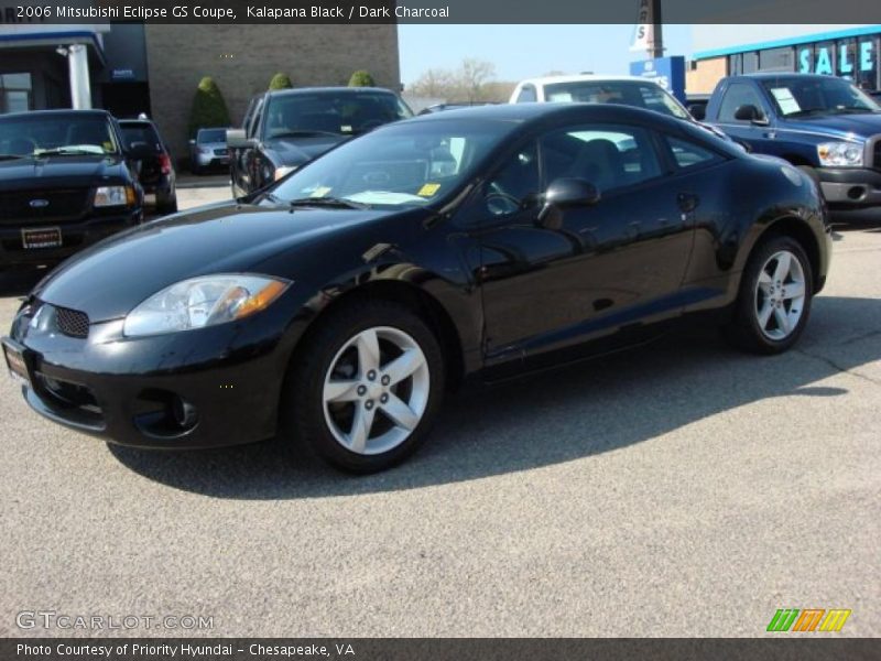 Kalapana Black / Dark Charcoal 2006 Mitsubishi Eclipse GS Coupe