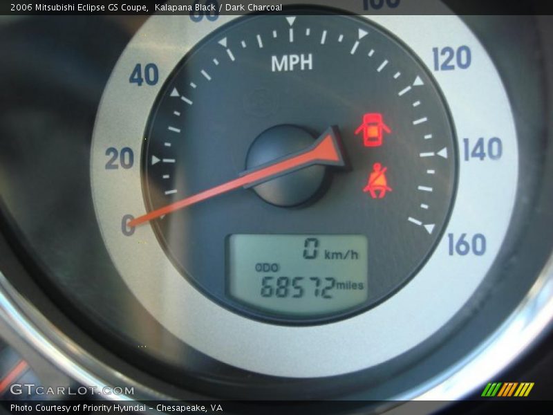 Kalapana Black / Dark Charcoal 2006 Mitsubishi Eclipse GS Coupe