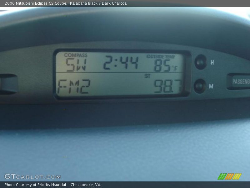 Kalapana Black / Dark Charcoal 2006 Mitsubishi Eclipse GS Coupe