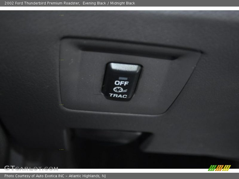 Controls of 2002 Thunderbird Premium Roadster