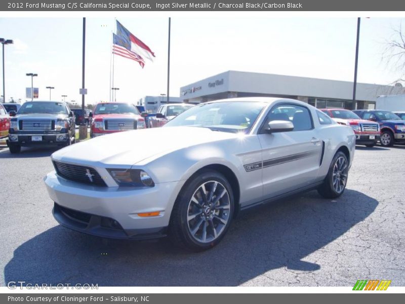 Ingot Silver Metallic / Charcoal Black/Carbon Black 2012 Ford Mustang C/S California Special Coupe