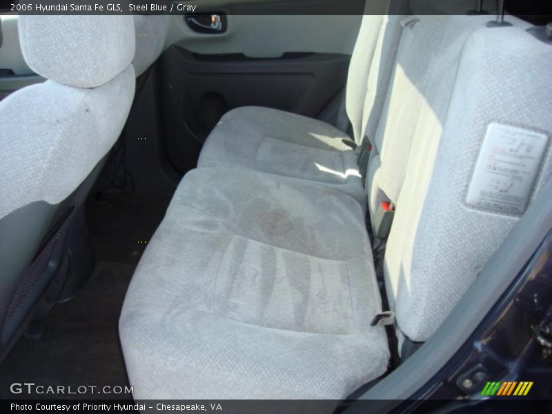 Steel Blue / Gray 2006 Hyundai Santa Fe GLS