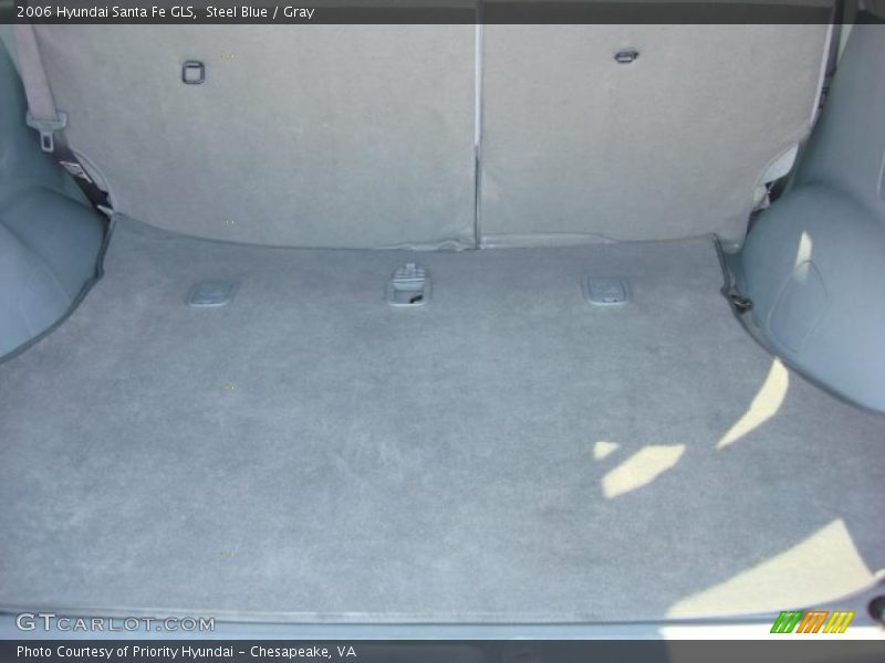 Steel Blue / Gray 2006 Hyundai Santa Fe GLS