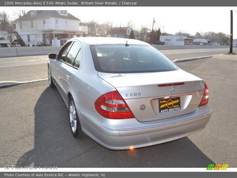 Brilliant Silver Metallic / Charcoal 2005 Mercedes-Benz E 500 4Matic Sedan