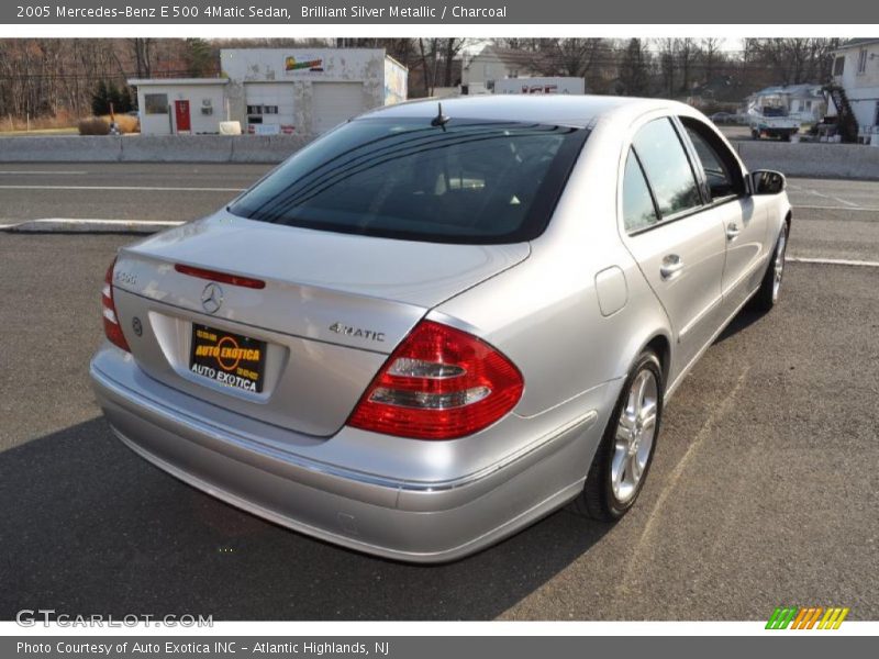 Brilliant Silver Metallic / Charcoal 2005 Mercedes-Benz E 500 4Matic Sedan