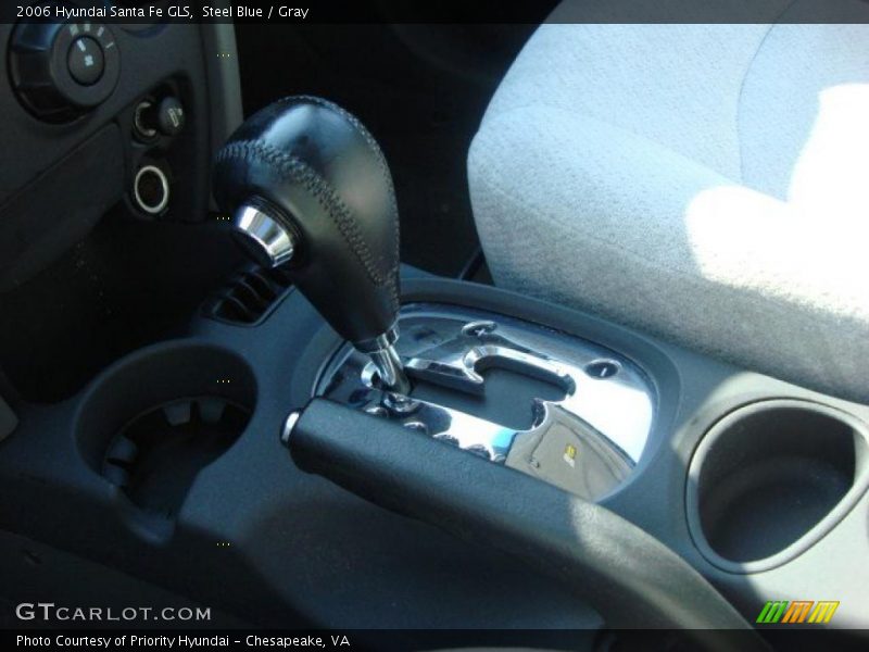 Steel Blue / Gray 2006 Hyundai Santa Fe GLS