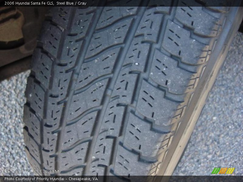 Steel Blue / Gray 2006 Hyundai Santa Fe GLS
